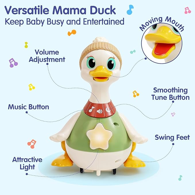 Versatile mama duck features